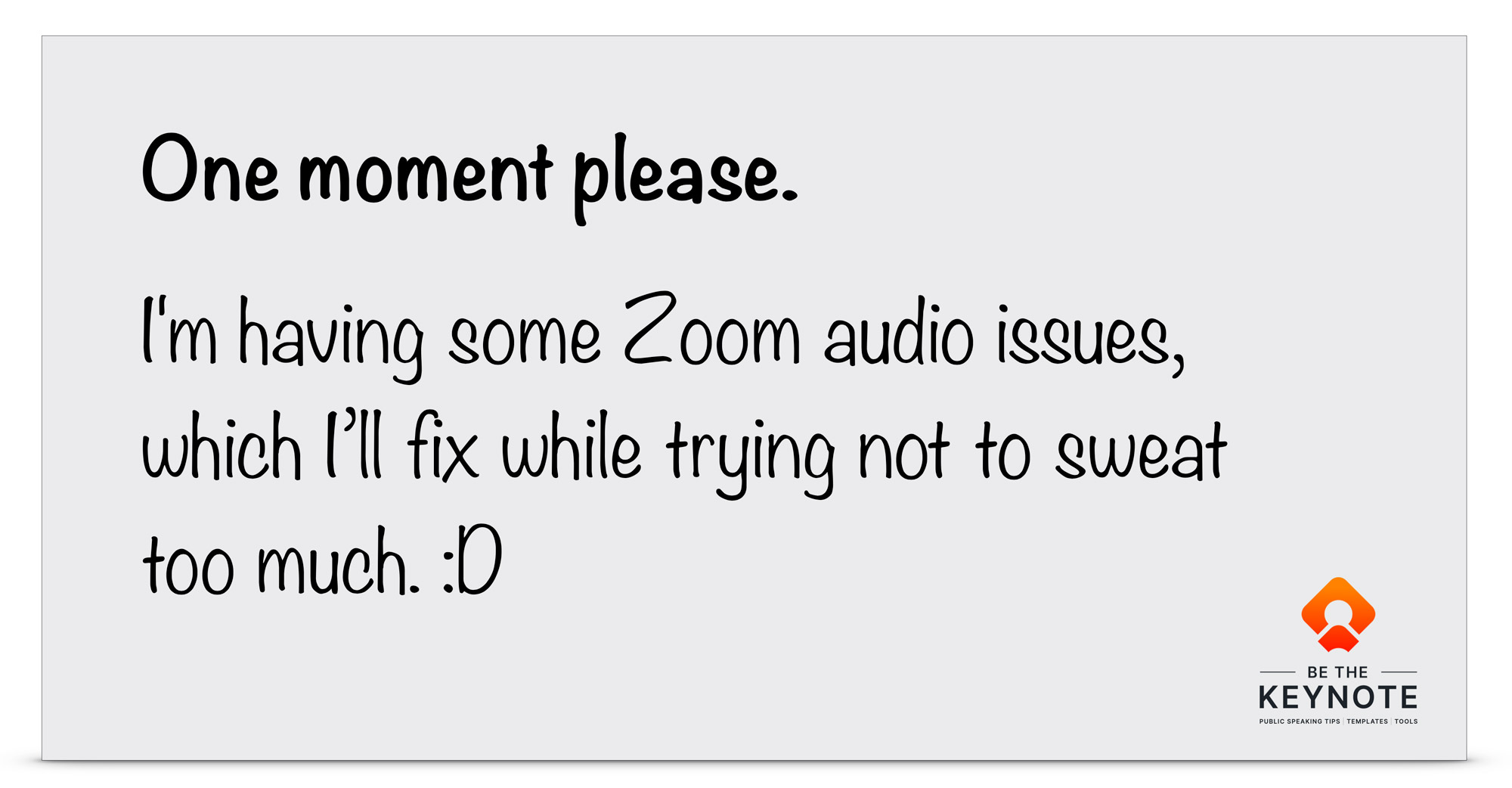 How to communicate when your audio doesn't work in Zoom