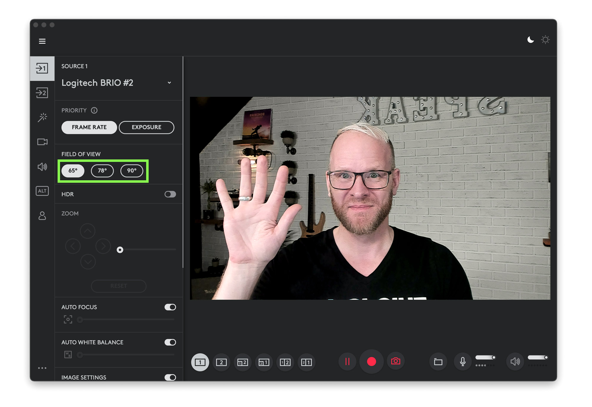 Recording your webcam video using the webcam's software